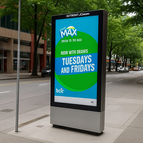 Digital-Advertisement-Panel. Vinyl Backlight Board - Image 1